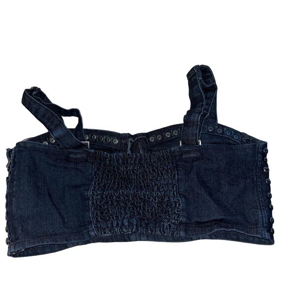 Forever 21 studded denim corset - Picture 2 of 2